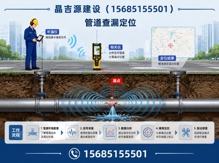 花溪区自来水漏水检测展示图